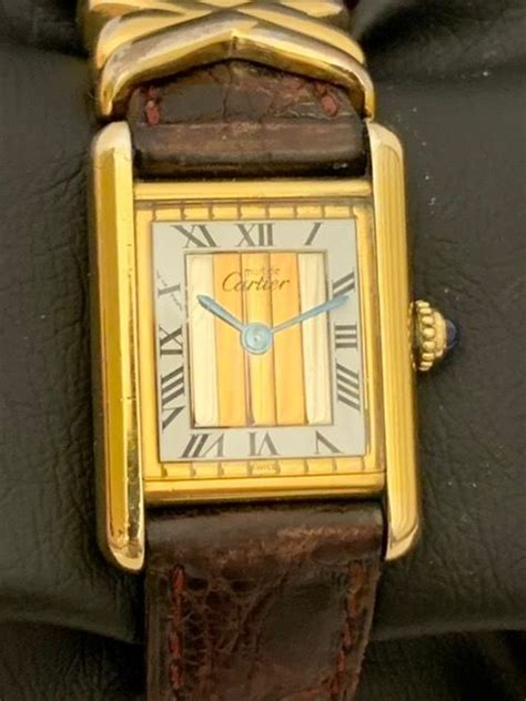 vendo cartier tank prezzo cinturino pelle verde anno 1995|Acquista Cartier Tank Vermeil 5057001 .